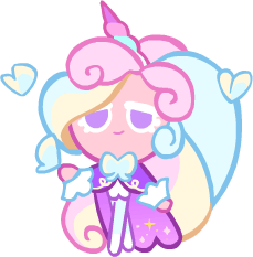 Cream Unicorn Cookie